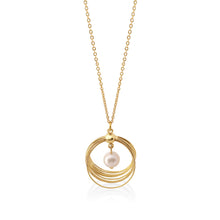 M by Marie France Design gold and natural pearl handmade with love