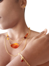 Amber Wave necklace by Marie France Design